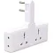 منتج Extension Cord with USB, 3 USB Outlets and 1 Type C | Independent Power Key, ماكس 1 Amp, Overload بروtection and Child Safety, 2 Meter Power Cable (633, أسود), 3 image
