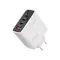 G-Power GP-C17 100W 4-Port Charger (USB-A and 3USB-C) Qualcomm Quick Charge 3.0 Compatible with MacBook Pro, iPad, Galaxy, Pixel, iPhone and More - White Black