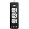 G-Power GP342 Power Strip Surge Protector Containing 220 Volt With Three Universal International Socket provides Two Type C Charging Ports 20 Watt - Black Grey, 6 image