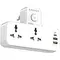 G-Power SC2311 Power Extension Socket Double Plug Adaptor with Touch Control Nightlight With 1 PD 20W,1 QC3.0 18W And Auto ID Port 12W - White, 2 image