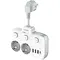 G-Power SC2311 Power Extension Socket Double Plug Adaptor with Touch Control Nightlight With 1 PD 20W,1 QC3.0 18W And Auto ID Port 12W - White, 8 image