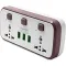 منتج G-Power SC2311 Power Extension Socket Double Plug Adaptor with Touch Control Nightlight With 1 PD 20W,1 QC3.0 18W And Auto ID Port 12W - أبيض, 9 image