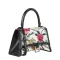 Gucci Womens  X Balenciaga Small Flora Hourglass Shoulder Bag