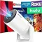 Philoent Projector for Home Use, Small, 2025 Upgraded Version Android TV & 270° Rotation & HiFi External Speaker, Short Range Projection, 27,000 LM, High Brightness, Ceiling Projection, 1080P, Wi-Fi6, 2 image