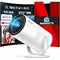Philoent Projector for Home Use, Small, 2025 Upgraded Version Android TV & 270° Rotation & HiFi External Speaker, Short Range Projection, 27,000 LM, High Brightness, Ceiling Projection, 1080P, Wi-Fi6, 3 image